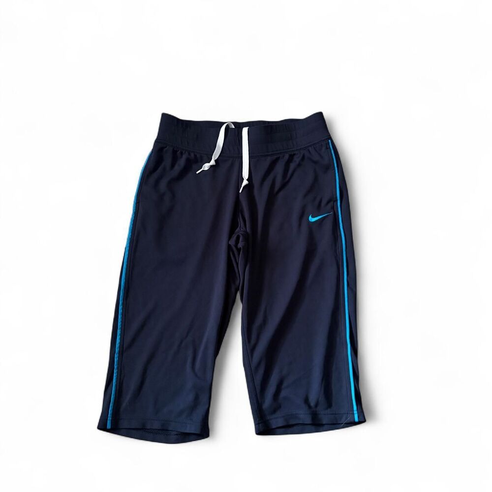 Nike Women's Navy and Blue Trousers